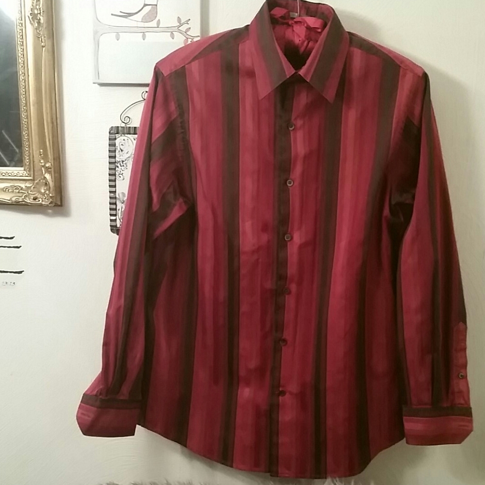 Classy striped dress shirt, M/L